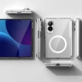 Etui Ringke Fusion Flap Magnetic do Galaxy Z Fold8 do MagSafe, przezroczyste (5/9)