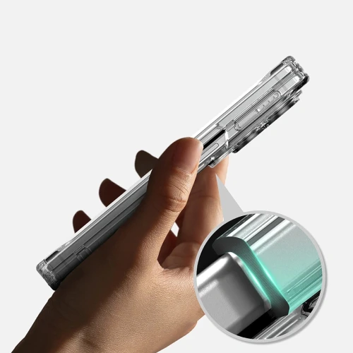 Etui Ringke Fusion Flap Magnetic do Galaxy Z Fold8 do MagSafe, przezroczyste (8/9)