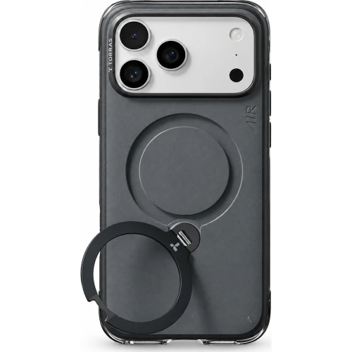 Etui z obrotową podstawką 180° Ostand Q3 Air Essential do MagSafe do iPhone 18 Pro / 17 Pro, czarne (3/9)