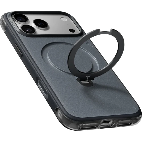 Etui z obrotową podstawką 180° Ostand Q3 Air Essential do MagSafe do iPhone 18 Pro / 17 Pro, czarne (6/9)