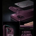 Etui ESR Classic Hybrid do MagSafe do iPhone 18 Pro / 17 Pro, burgundowo-przydymione (5/6)