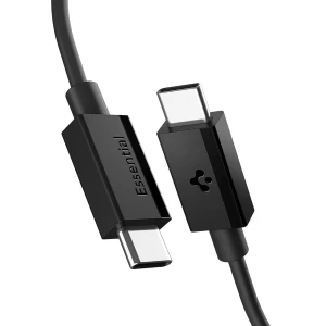OUTLET: Kabel Spigen Essential DuraBend EB6010CC USB-C do USB-C 60W, 1 m, czarny
