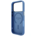 Etui Guess Embossed 4G Classic do iPhone 18 Pro / 17 Pro do MagSafe, niebieskie