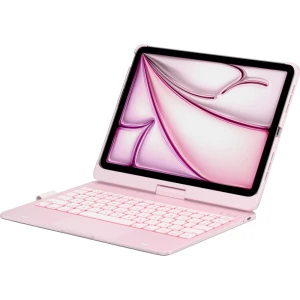 OUTLET: Etui z klawiaturą Bluetooth Typecase Flexbook Touch do iPad Air 11 (M4/M3/M2) / Pro 11  / iPad Air 10.9, jasnoróżowe