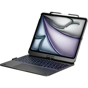 OUTLET: Etui z klawiaturą Bluetooth Typecase Flexbook Touch do iPad Pro 13 (M5/M4) / Air 13 (M4/M3/M2)  /  Pro 12.9 2018-2022, szare