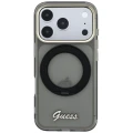 Etui Guess IML Ring Stand 360 Script Metal Logo do iPhone 18 Pro Max / 17 Pro Max, czarne (3/7)