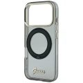 Etui Guess IML Ring Stand 360 Script Metal Logo do iPhone 18 Pro Max / 17 Pro Max, czarne (5/7)