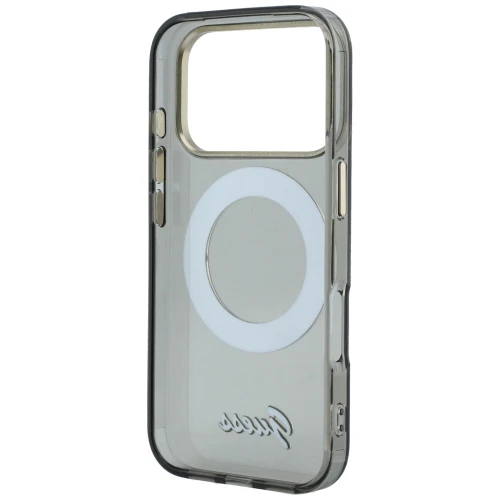 Etui Guess IML Ring Stand 360 Script Metal Logo do iPhone 18 Pro Max / 17 Pro Max, czarne (6/7)