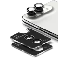 Nakładki na aparat Ringke Camera Lens Frame Glass do iPhone Duo, 2-Pack, czarne (2/8)