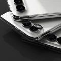 Nakładki na aparat Ringke Camera Lens Frame Glass do iPhone Duo, 2-Pack, czarne (8/8)