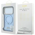 Etui Guess IML Ring Stand 360 Script Metal Logo do iPhone 18 Pro Max / 17 Pro Max, niebieskie (8/8)