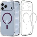 Etui Spigen Ultra Hybrid Mag do MagSafe do iPhone 18 Pro Max / 17 Pro Max, przezroczysto-fioletowe (1/16)