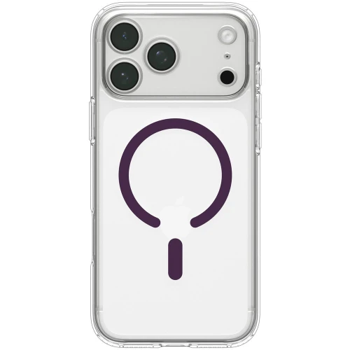 Etui Spigen Ultra Hybrid Mag do MagSafe do iPhone 18 Pro Max / 17 Pro Max, przezroczysto-fioletowe (11/16)