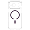 Etui Spigen Ultra Hybrid Mag do MagSafe do iPhone 18 Pro Max / 17 Pro Max, przezroczysto-fioletowe (12/16)