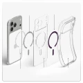 Etui Spigen Ultra Hybrid Mag do MagSafe do iPhone 18 Pro / 17 Pro, przezroczysto-fioletowe (3/16)