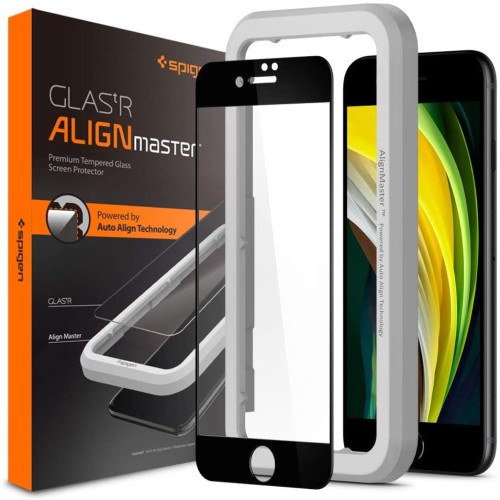 SPIGEN - Glas.tr Align Master - iPhone SE 2020 - Black 20.jpg