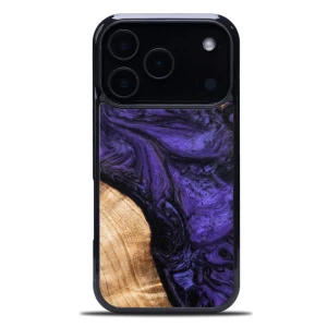 Drewniane etui Bewood Unique Violet do iPhone 18 Pro / 17 Pro