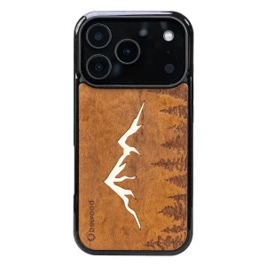 Drewniane etui Bewood Góry Imbuia do iPhone 18 Pro / 17 Pro