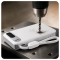 Powerbank indukcyjny 3mk incharge Genesis Qi 2.2 do MagSafe, 25W, USB-C PD 45W, 10 000mAh z wbudowanym kablem USB-C, biały (5/9)