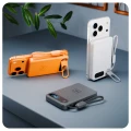 Powerbank indukcyjny 3mk incharge Genesis Qi 2.2 do MagSafe, 25W, USB-C PD 45W, 10 000mAh z wbudowanym kablem USB-C, biały (7/9)