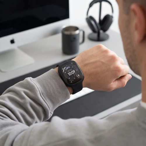 Etui + szkło Tech-Protect Defense do Apple Watch Ultra 4 49mm / 3 49mm / 2 49mm / 1 49mm, 2 sztuki, czarne, przezroczyste (4/11)