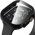 Etui + szkło Tech-Protect Defense do Apple Watch Ultra 4 49mm / 3 49mm / 2 49mm / 1 49mm, 2 sztuki, czarne, przezroczyste (6/11)