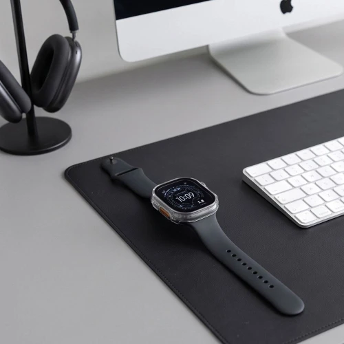 Etui + szkło Tech-Protect Defense do Apple Watch Ultra 4 49mm / 3 49mm / 2 49mm / 1 49mm, 2 sztuki, czarne, przezroczyste (9/11)