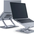 Podstawka pod laptop i tablet do 17,3", 3mk Solid Stand, obrót 360°, srebrna (6/7)