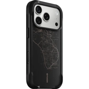 Etui ochronne Nomad Rugged Case do MagSafe do iPhone 18 Pro / 17 Pro, czarne wzorzyste