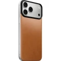 Skórzane etui Nomad Magnetic Leather Back Horween Series do MagSafe do iPhone 18 Pro Max / 17 Pro Max, jasnobrązowe (1/8)