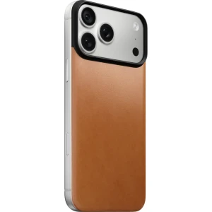 Skórzane etui Nomad Magnetic Leather Back Horween Series do MagSafe do iPhone 18 Pro Max / 17 Pro Max, jasnobrązowe