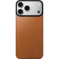 Skórzane etui Nomad Magnetic Leather Back Horween Series do MagSafe do iPhone 18 Pro Max / 17 Pro Max, jasnobrązowe (2/8)