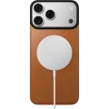 Skórzane etui Nomad Magnetic Leather Back Horween Series do MagSafe do iPhone 18 Pro Max / 17 Pro Max, jasnobrązowe (5/8)
