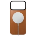 Skórzane etui Nomad Magnetic Leather Back Horween Series do MagSafe do iPhone 18 Pro Max / 17 Pro Max, jasnobrązowe (7/8)