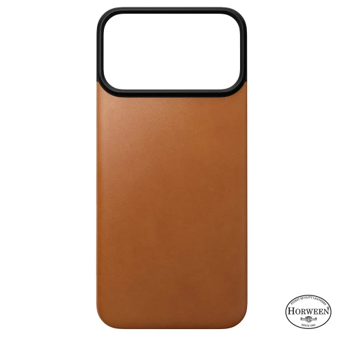 Skórzane etui Nomad Magnetic Leather Back Horween Series do MagSafe do iPhone 18 Pro Max / 17 Pro Max, jasnobrązowe (8/8)