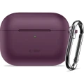 Etui Tech-Protect Silicone Hook do Apple AirPods Pro 3, burgundowe (2/7)