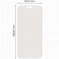 2x Folia matowa z eko aplikatorem Bizon Eplikator Film Matte do iPhone 17 Pro Max (2/5)