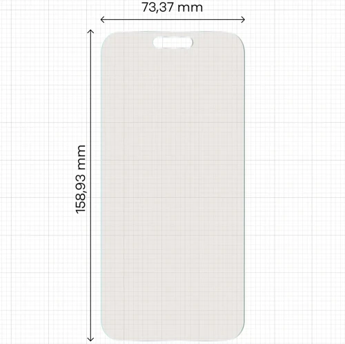 2x Folia matowa z eko aplikatorem Bizon Eplikator Film Matte do iPhone 17 Pro Max (2/5)