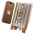 2x Folia matowa z eko aplikatorem Bizon Eplikator Film Matte do iPhone 16 (1/5)