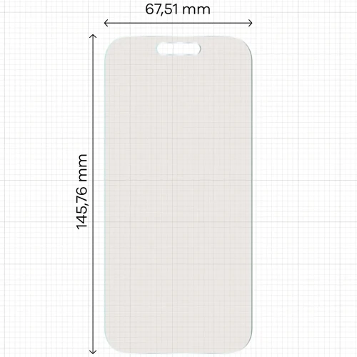 2x Folia matowa z eko aplikatorem Bizon Eplikator Film Matte do iPhone 16 Pro (2/5)