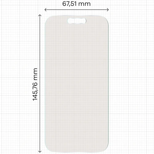 2x Folia matowa z eko aplikatorem Bizon Eplikator Film Matte do iPhone 17 (2/5)