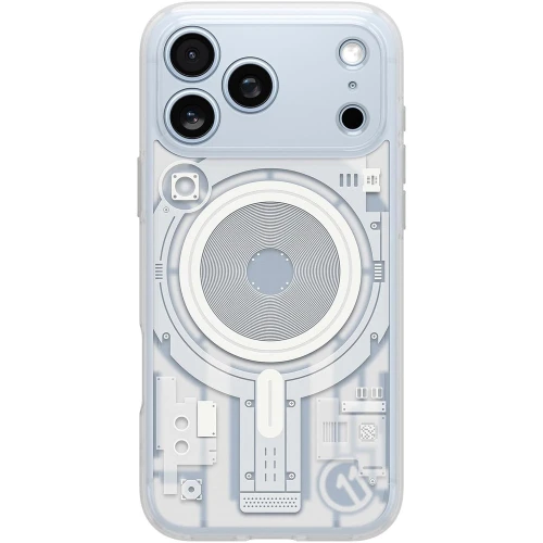 Etui Spigen Ultra Hybrid T Mag C11 (CC) do MagSafe do iPhone 18 Pro / 17 Pro, przezroczysto-wzorzyste (C11 Element) (2/10)