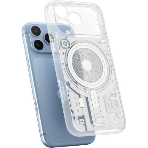 Etui Spigen Ultra Hybrid T Mag C11 (CC) do MagSafe do iPhone 18 Pro / 17 Pro, przezroczysto-wzorzyste (C11 Element) (5/10)