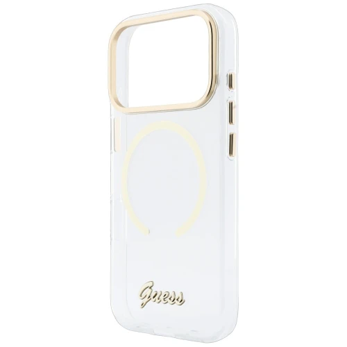 Etui Guess IML Script Metal do iPhone 18 Pro Max / 17 Pro Max, przezroczyste (6/8)