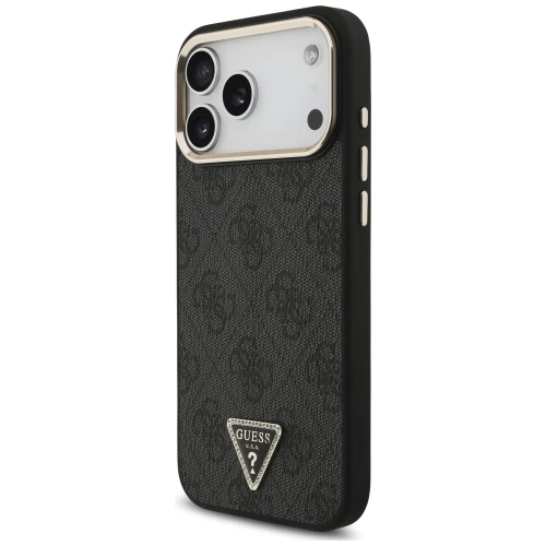 Etui Guess 4G Triangle Logo do iPhone 18 Pro / 17 Pro, czarne (2/8)