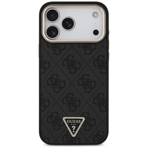 Etui Guess 4G Triangle Logo do iPhone 18 Pro / 17 Pro, czarne (3/8)