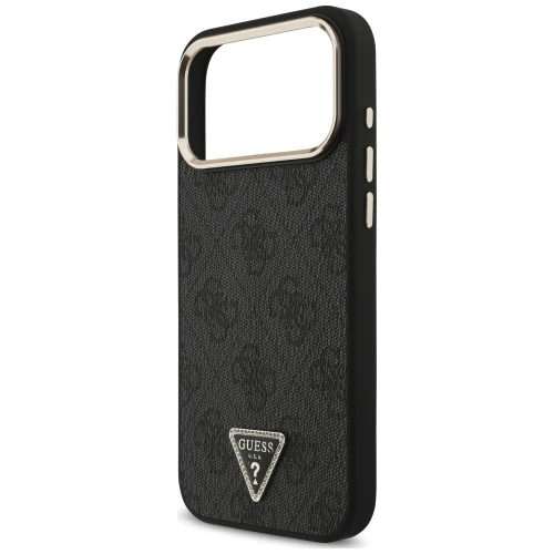 Etui Guess 4G Triangle Logo do iPhone 18 Pro / 17 Pro, czarne (6/8)