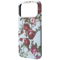 Etui Guess  do iPhone 18 Pro Max / 17 Pro Max, niebieskie z motywem kwiatów (6/8)