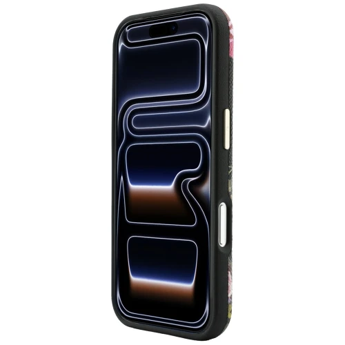 Etui Guess  do iPhone 18 Pro Max / 17 Pro Max, czarne z motywem kwiatów (5/8)