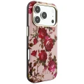 Etui Guess  do iPhone 18 Pro / 17 Pro, różowe z motywem kwiatów (4/8)